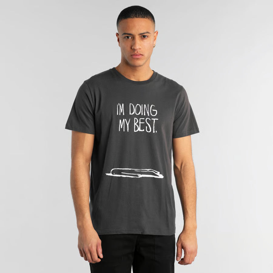 T-shirt Stockholm Doing My Best Charcoal