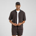 Shirt Falkvik Waffle Phantom Black