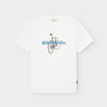T-shirt Stockholm Bikeoholic Niagara white