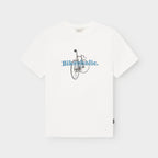 T-shirt Stockholm Bikeoholic Niagara white