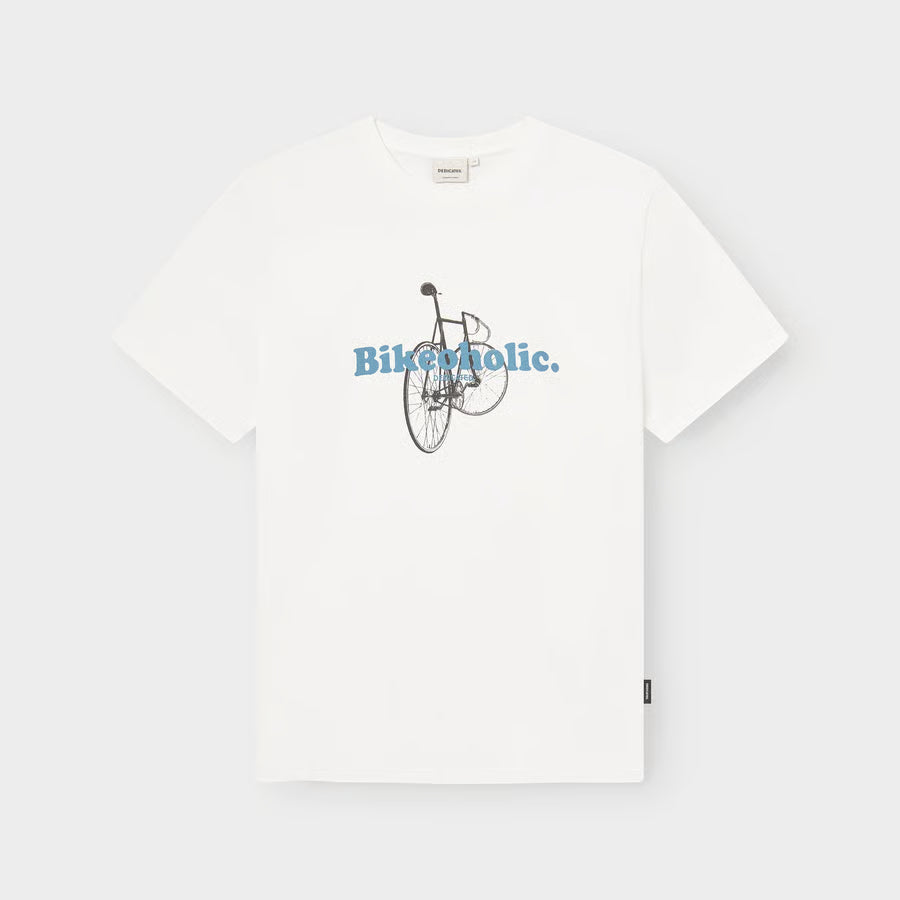 T-shirt Stockholm Bikeoholic Niagara white