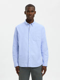 SLMCOLE-RICK OX REG LS SHIRT – BLUE