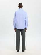 SLMCOLE-RICK OX REG LS SHIRT – BLUE