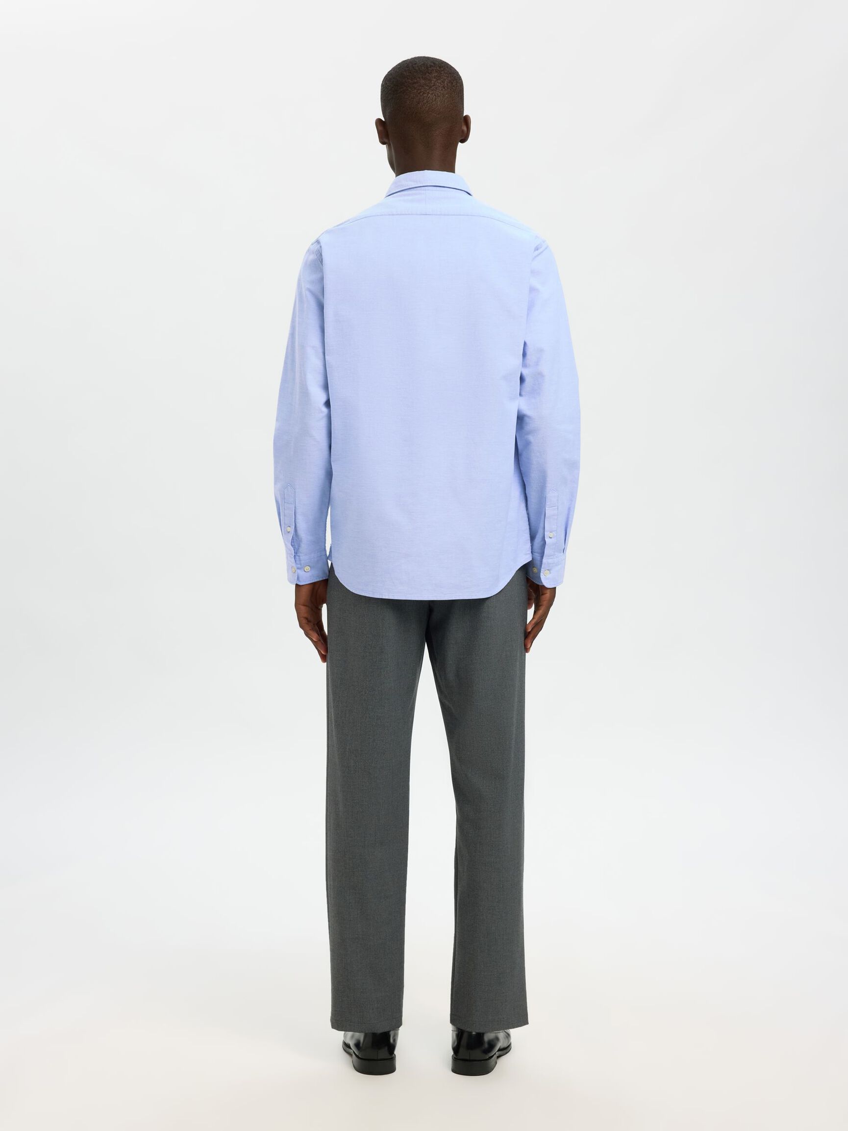 SLMCOLE-RICK OX REG LS SHIRT – BLUE