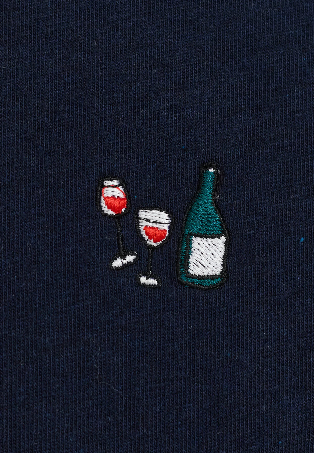 Application T-Shirt / 1433 DAT - Navy-melange