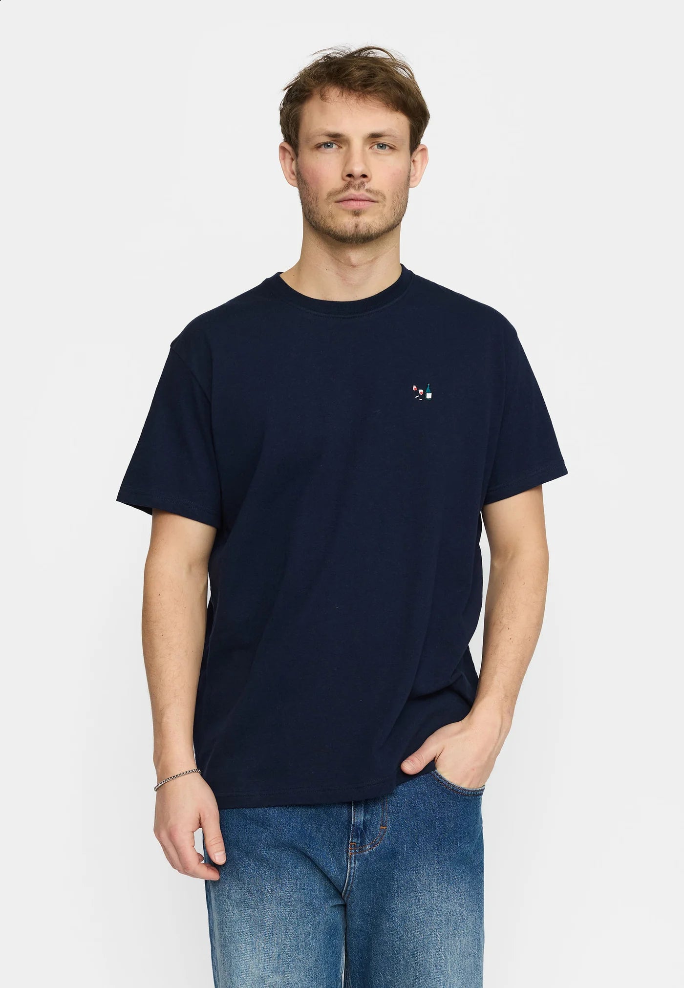Application T-Shirt / 1433 DAT - Navy-melange