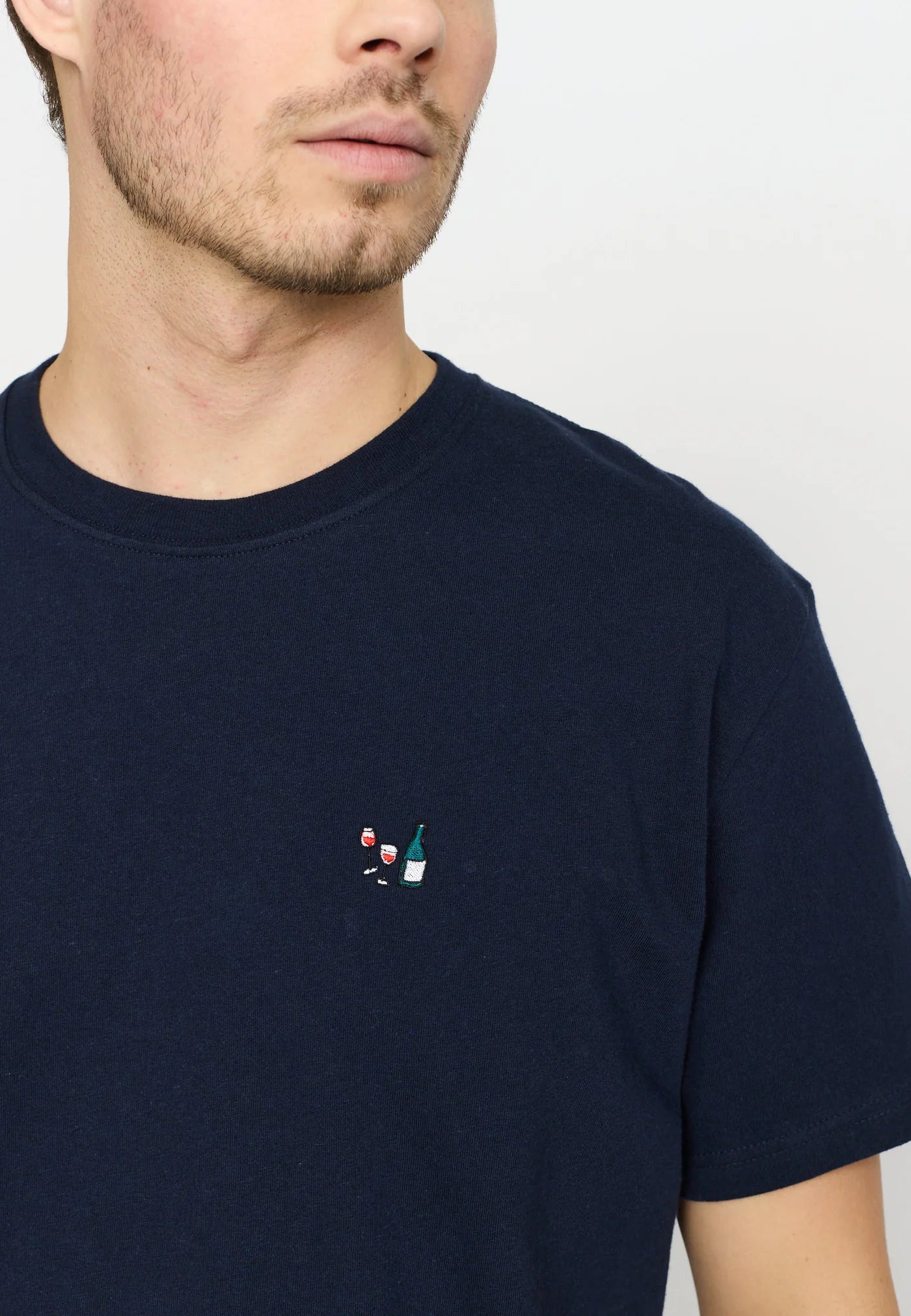 Application T-Shirt / 1433 DAT - Navy-melange