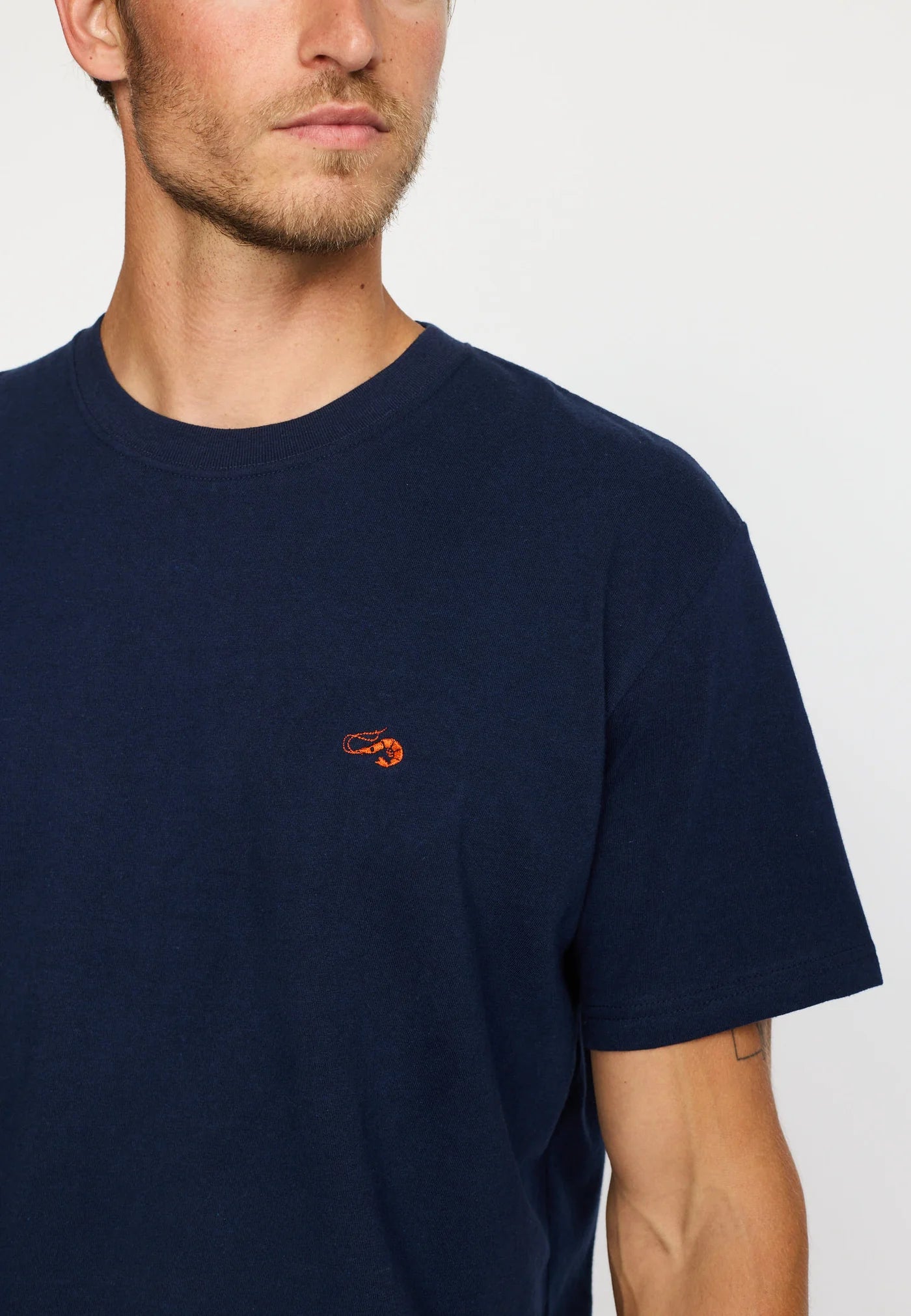 Application T-Shirt / 1449 SHR - Navy-melange