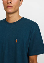 Application T-Shirt / 1461 GOL - Darkpetrol-melange