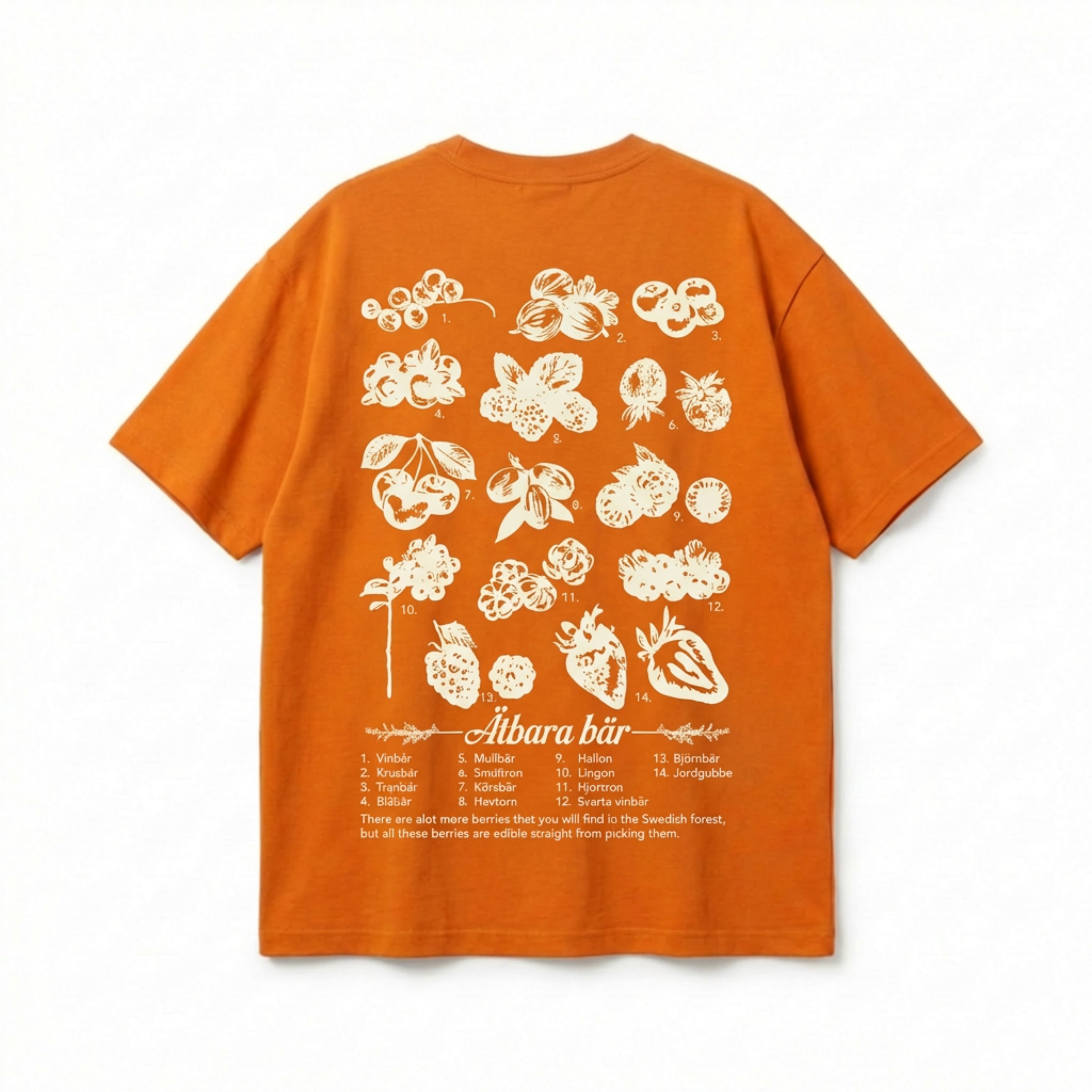 Relaxed T-shirt - Ätbara bär