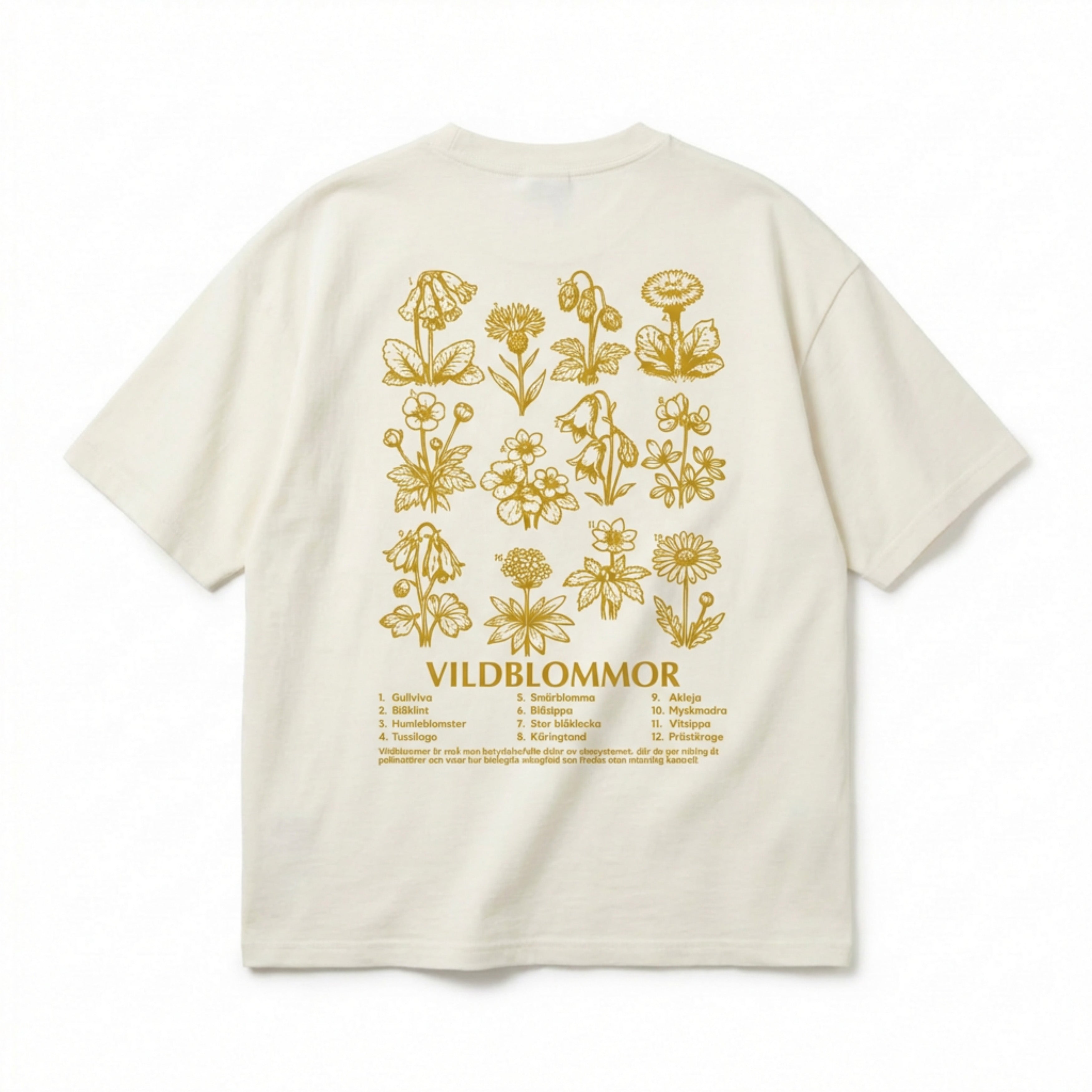 Relaxed T-shirt - Vildblommor