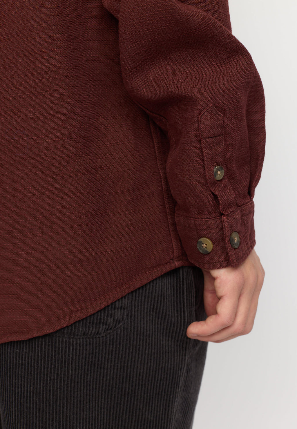 Casual Shirt / 3997 - Burgundy