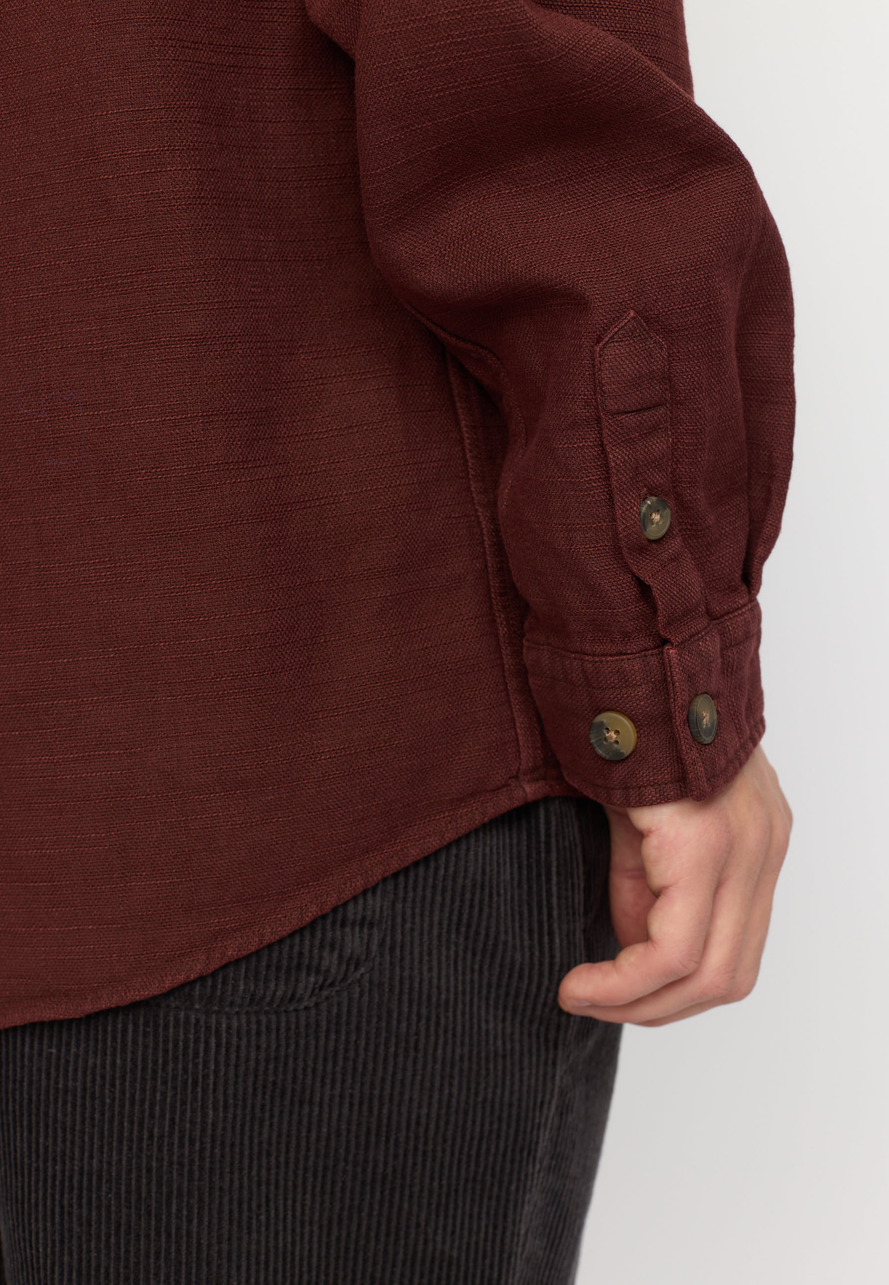 Casual Shirt / 3997 - Burgundy