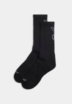 Jaquard Crew Sock / 8910 - Black