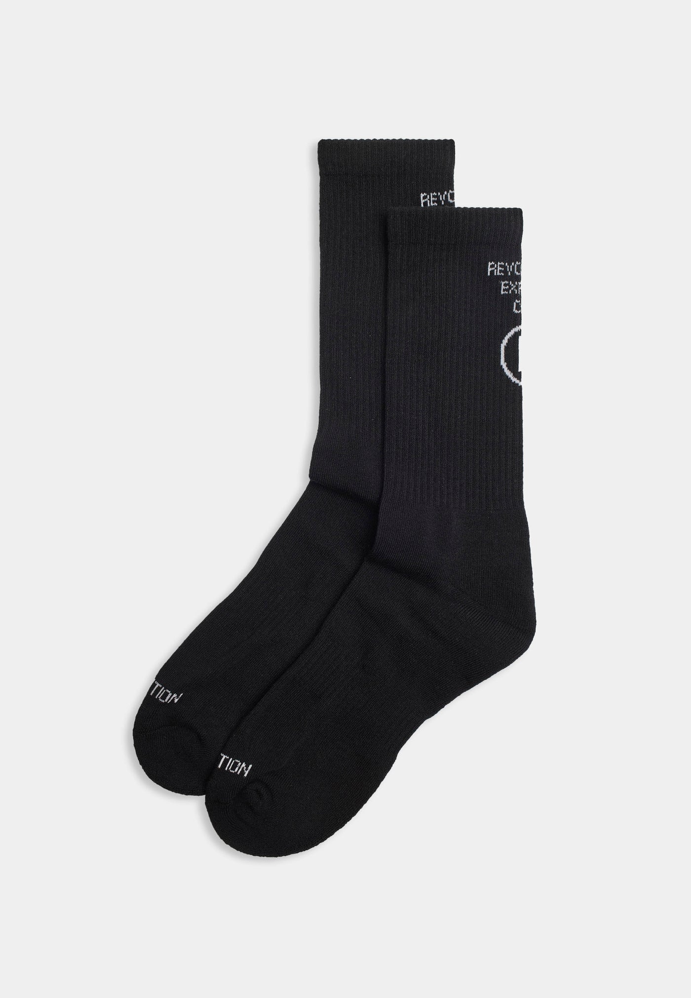 Jaquard Crew Sock / 8910 - Black