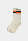 Jaquard Crew Sock / 8922 - Offwhite