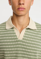 Jaquard Polo Shirt / 3230 - Lightgreen