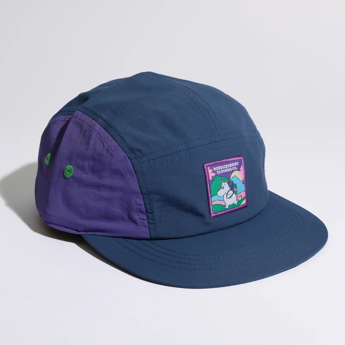 Mumintroll Äventyr 5-panels keps – Lila