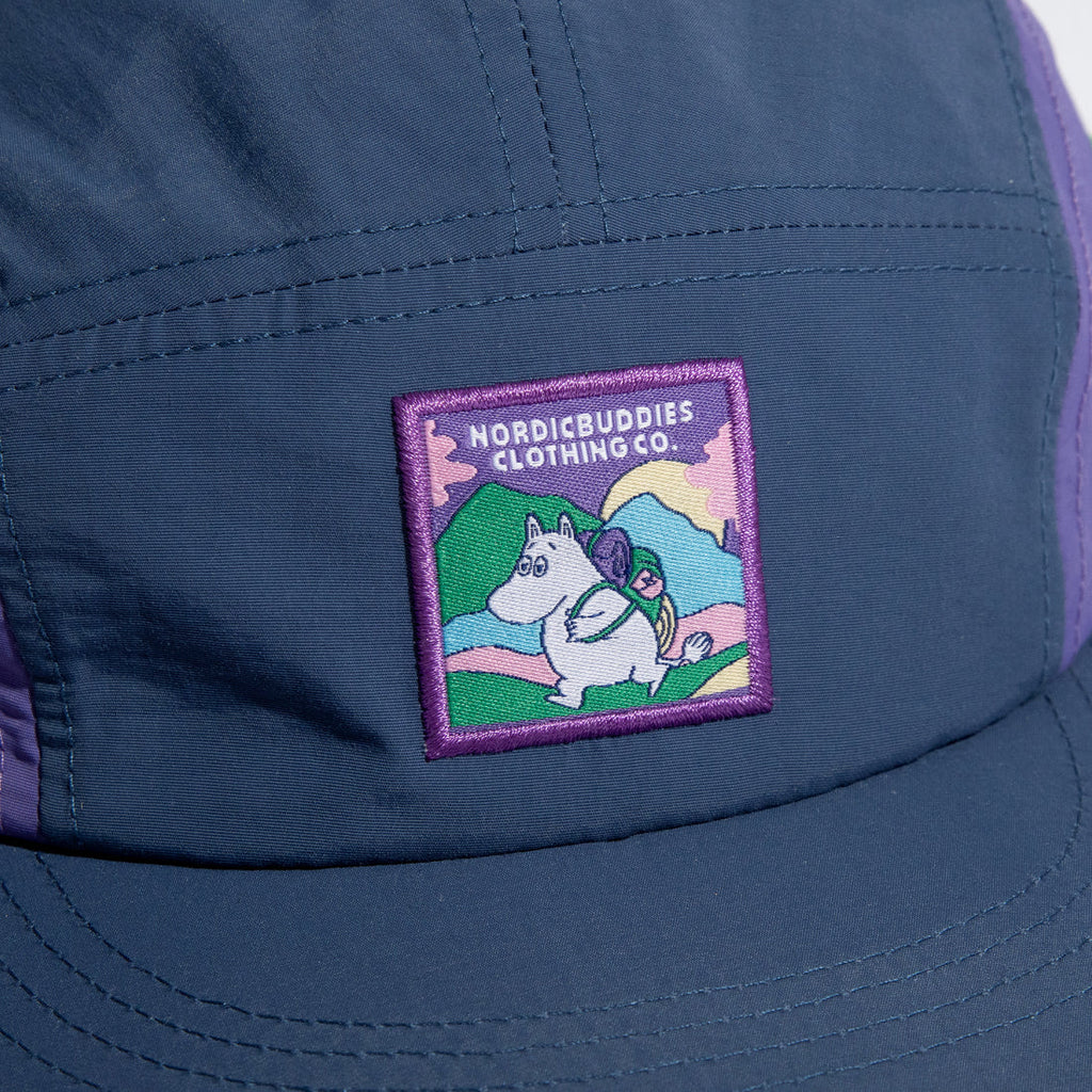 Mumintroll Äventyr 5-panels keps – Lila