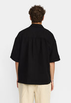 Oversize Short-sleeved Shirt / 3153 - Black