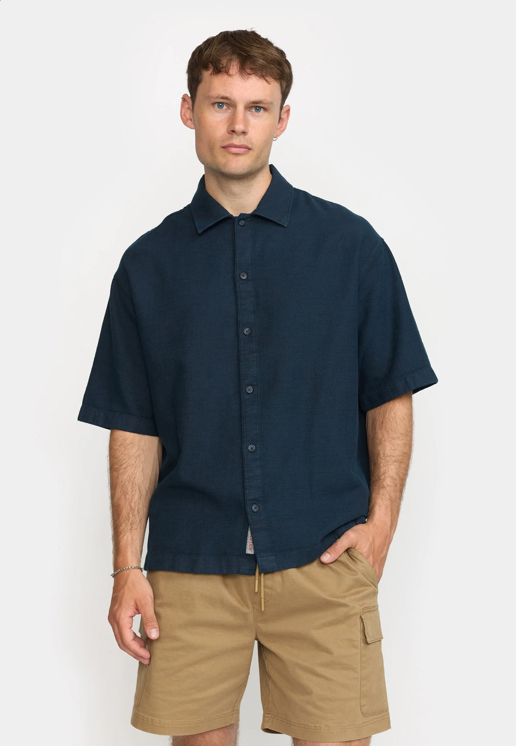 Oversize Short-sleeved Shirt - 3153