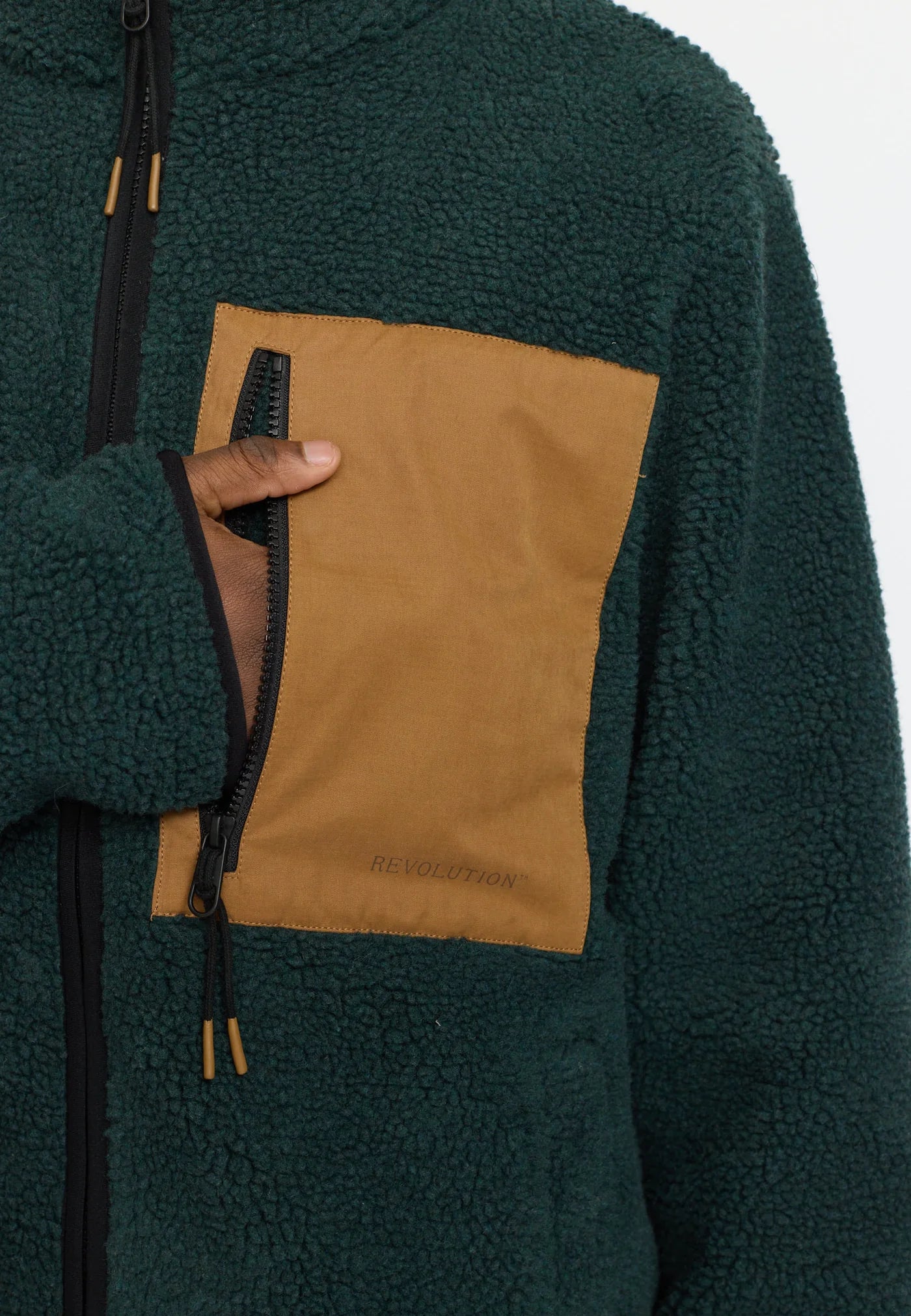 Pocket Teddy Jacket – Green
