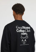 Printed Crewneck – Coffee
