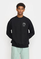Printed Crewneck – Coffee