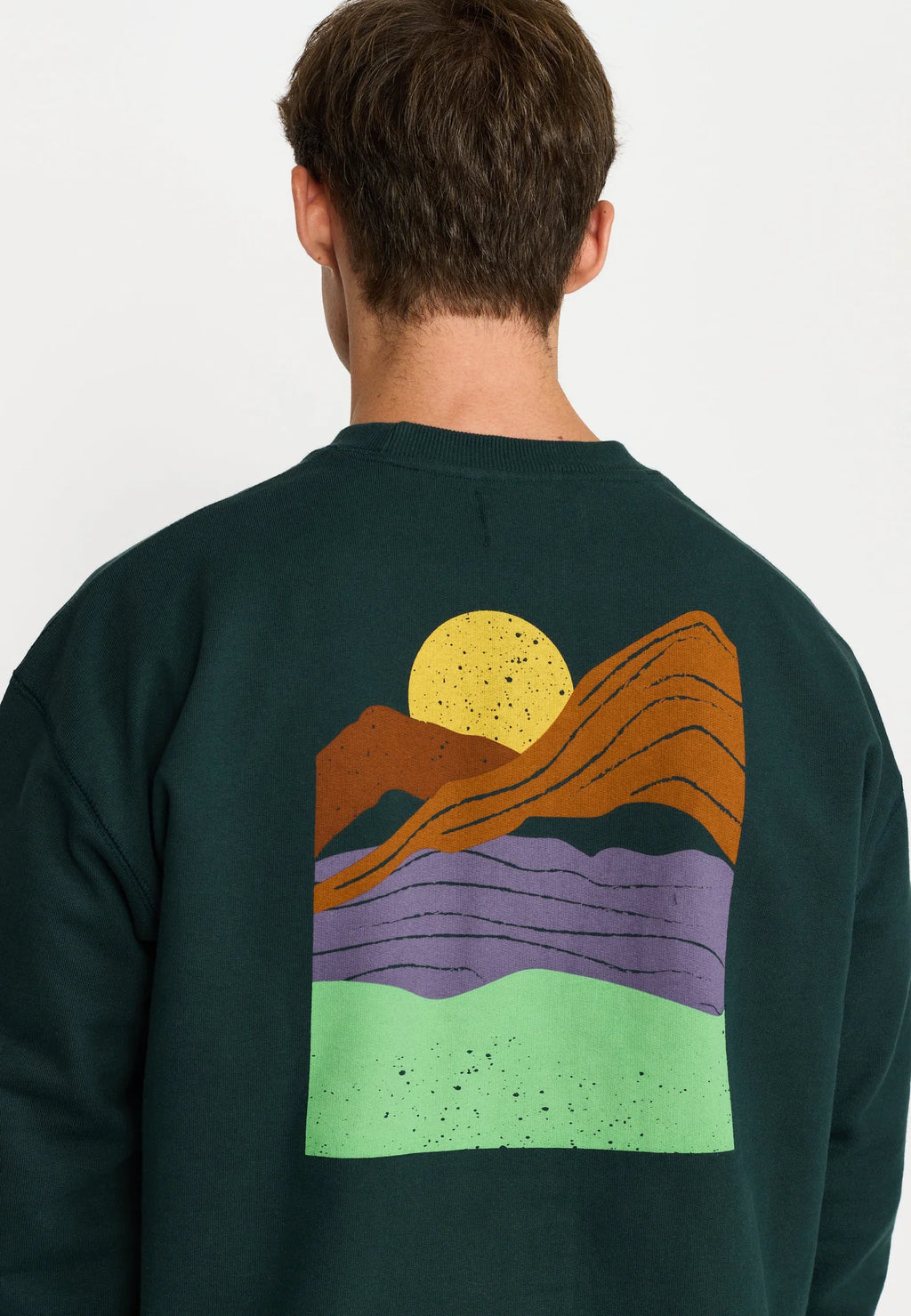 Printed Crewneck – Mountain