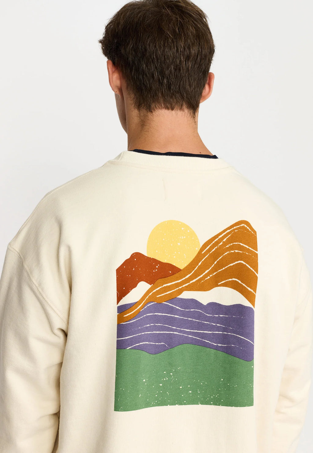 Printed Crewneck / 2790 LAN - Offwhite