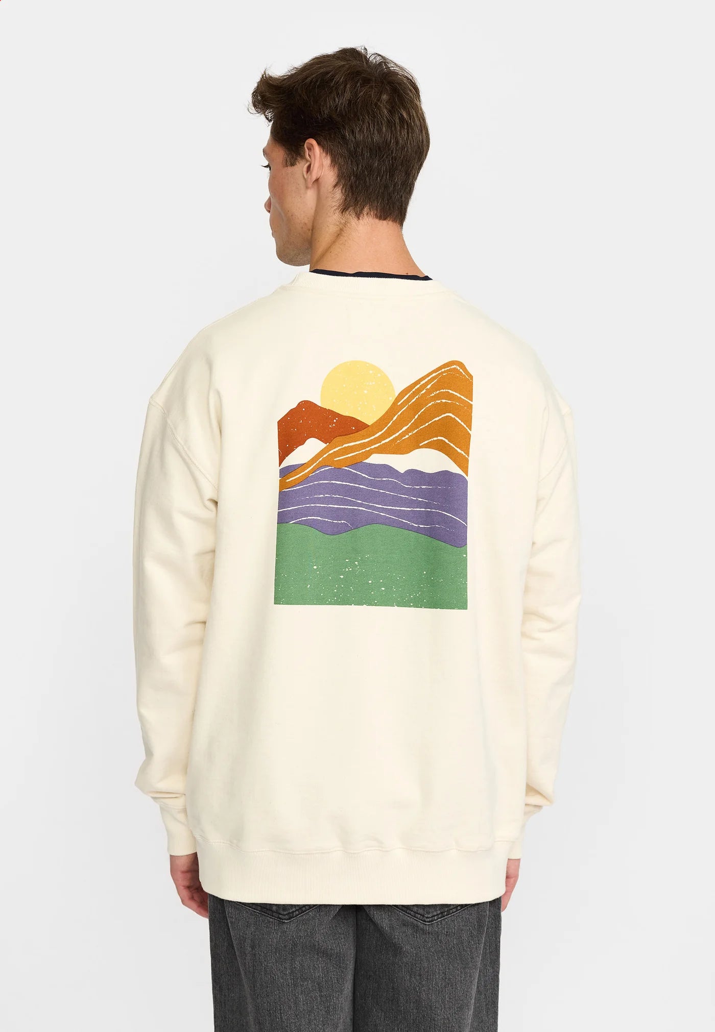Printed Crewneck / 2790 LAN - Offwhite