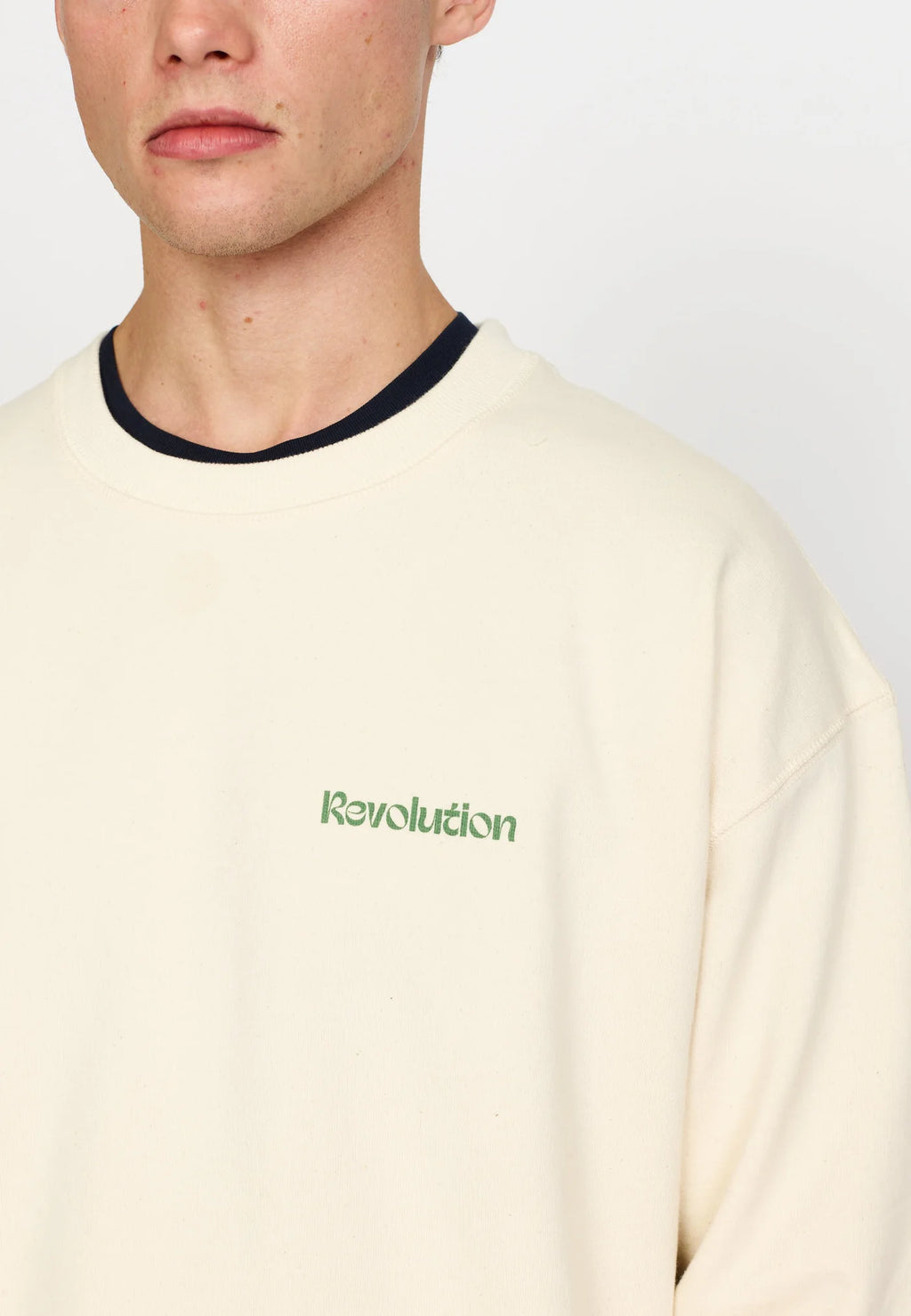 Printed Crewneck / 2790 LAN - Offwhite