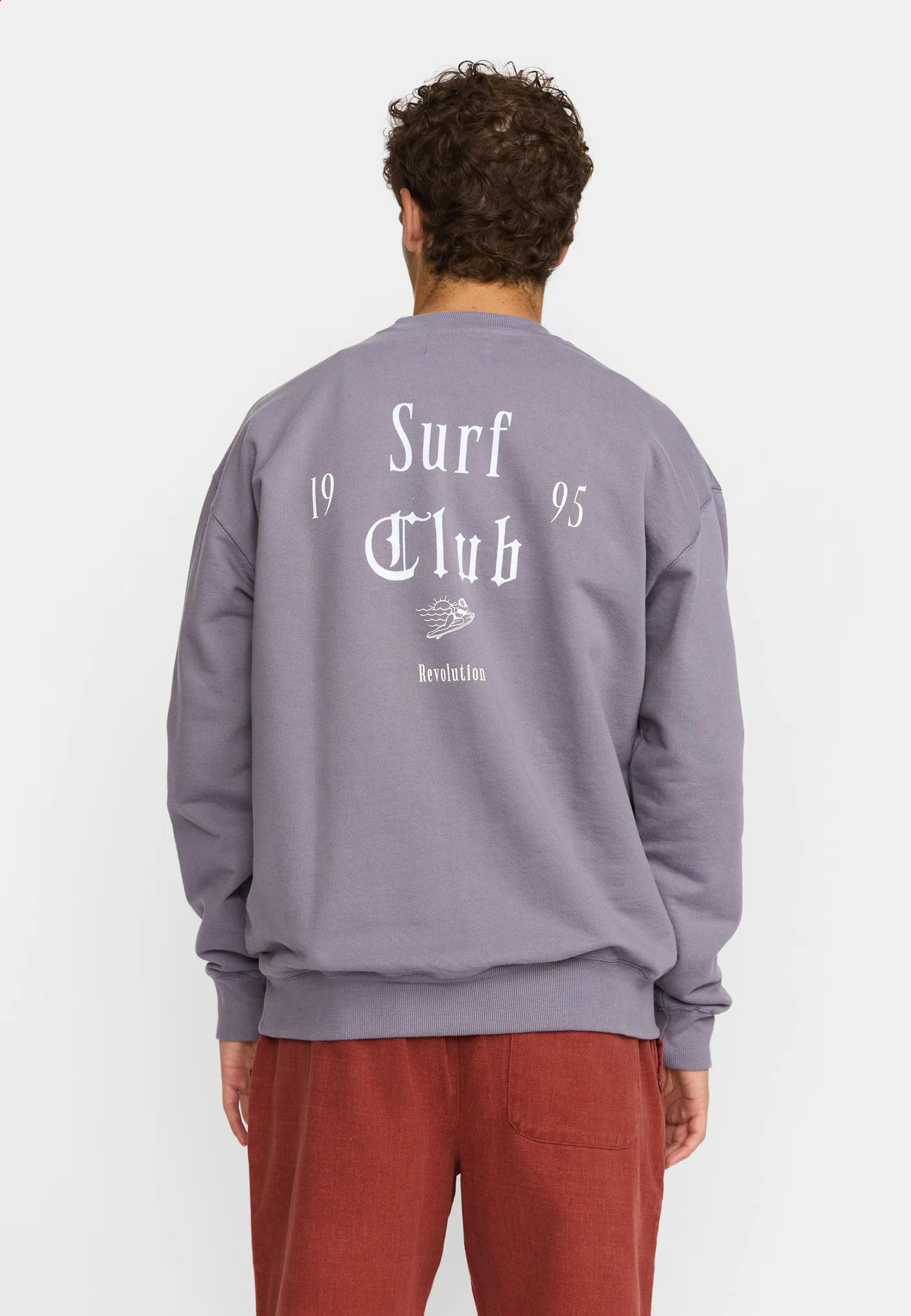 Printed Crewneck / 2809 CLU - Purple