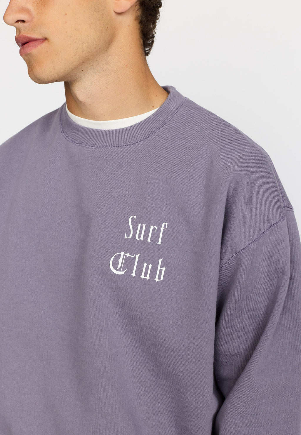Printed Crewneck / 2809 CLU - Purple