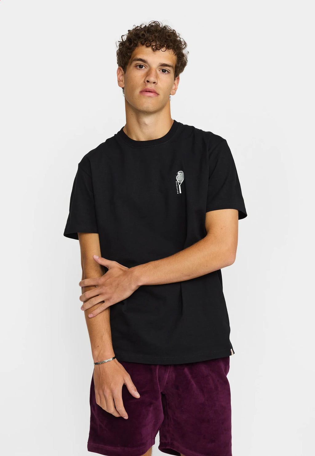 Printed T-shirt / 1453 TEN - Black