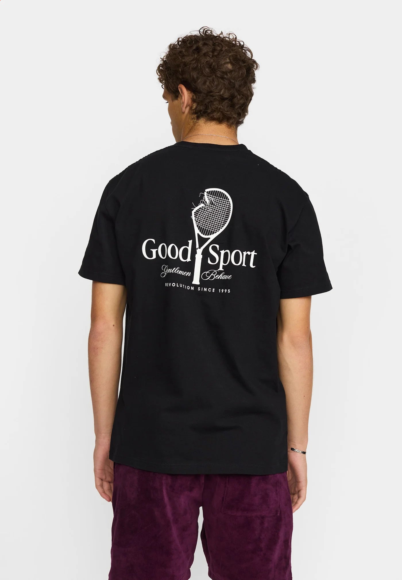 Printed T-shirt / 1453 TEN - Black