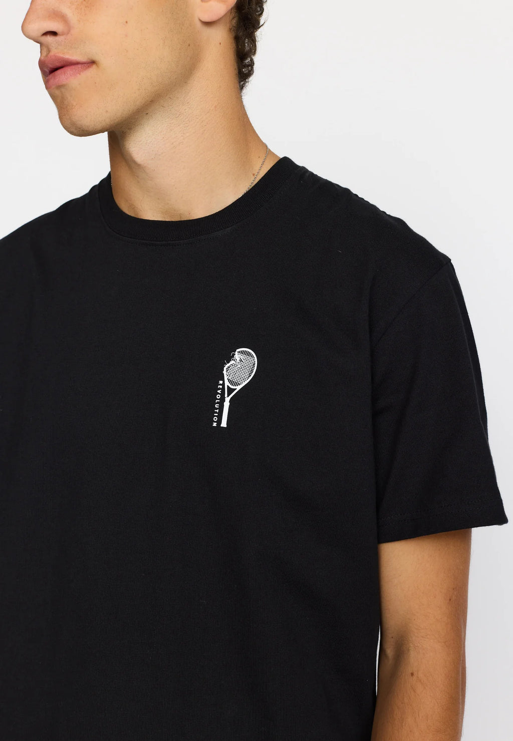 Printed T-shirt / 1453 TEN - Black