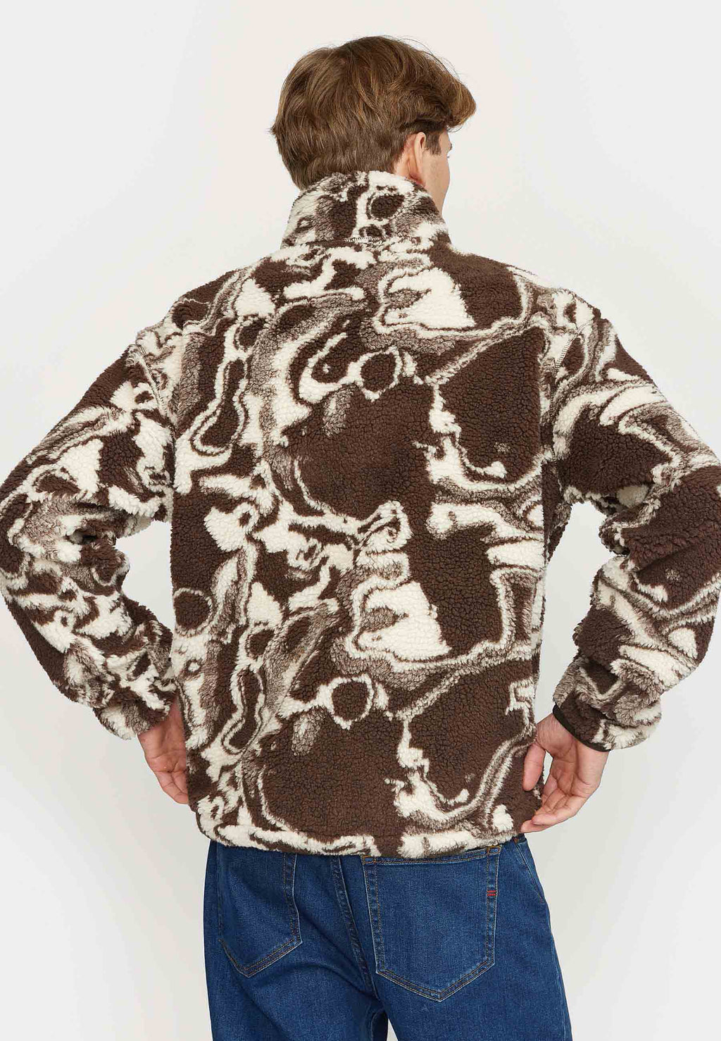 Printed Teddy Jacket