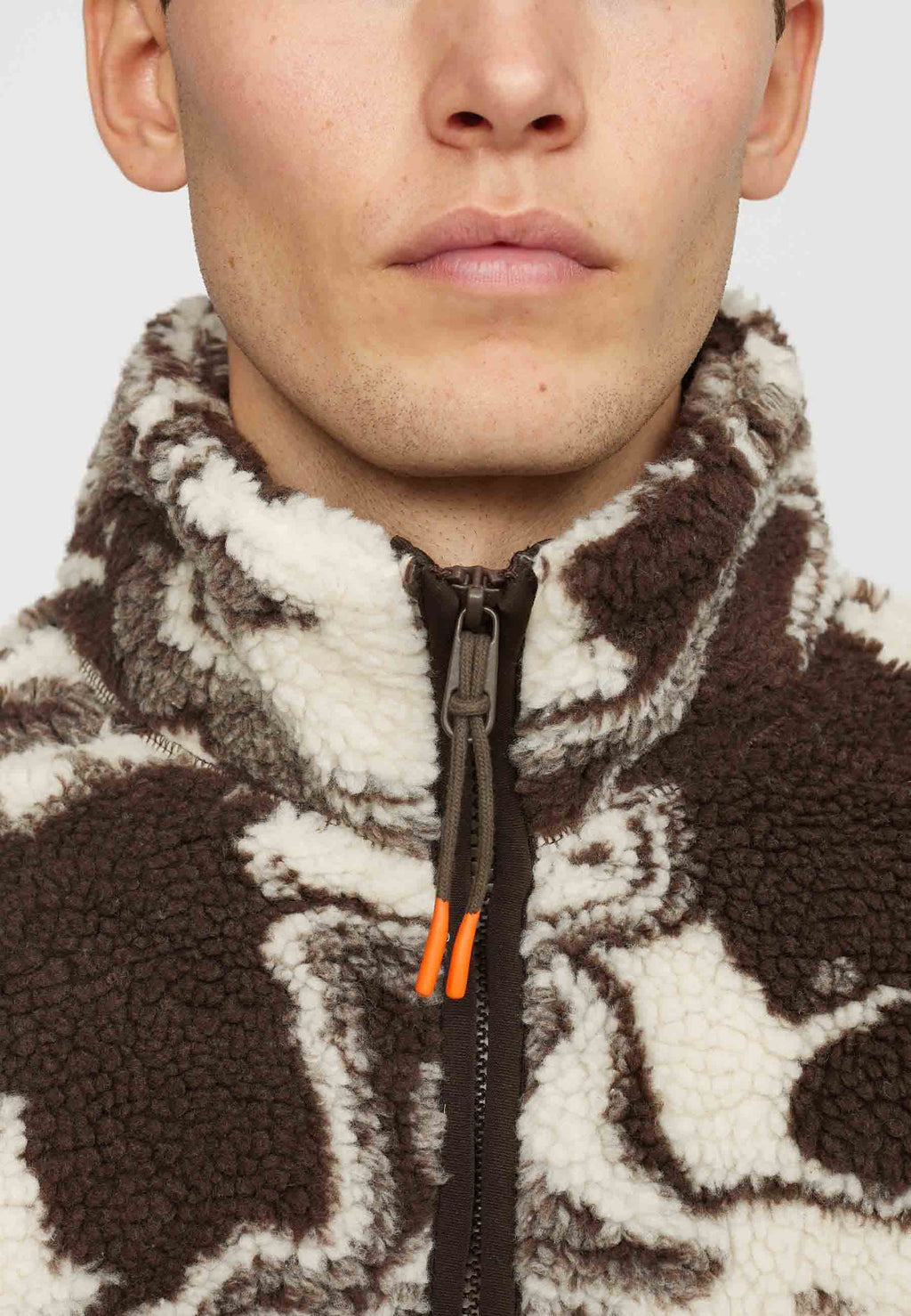 Printed Teddy Jacket