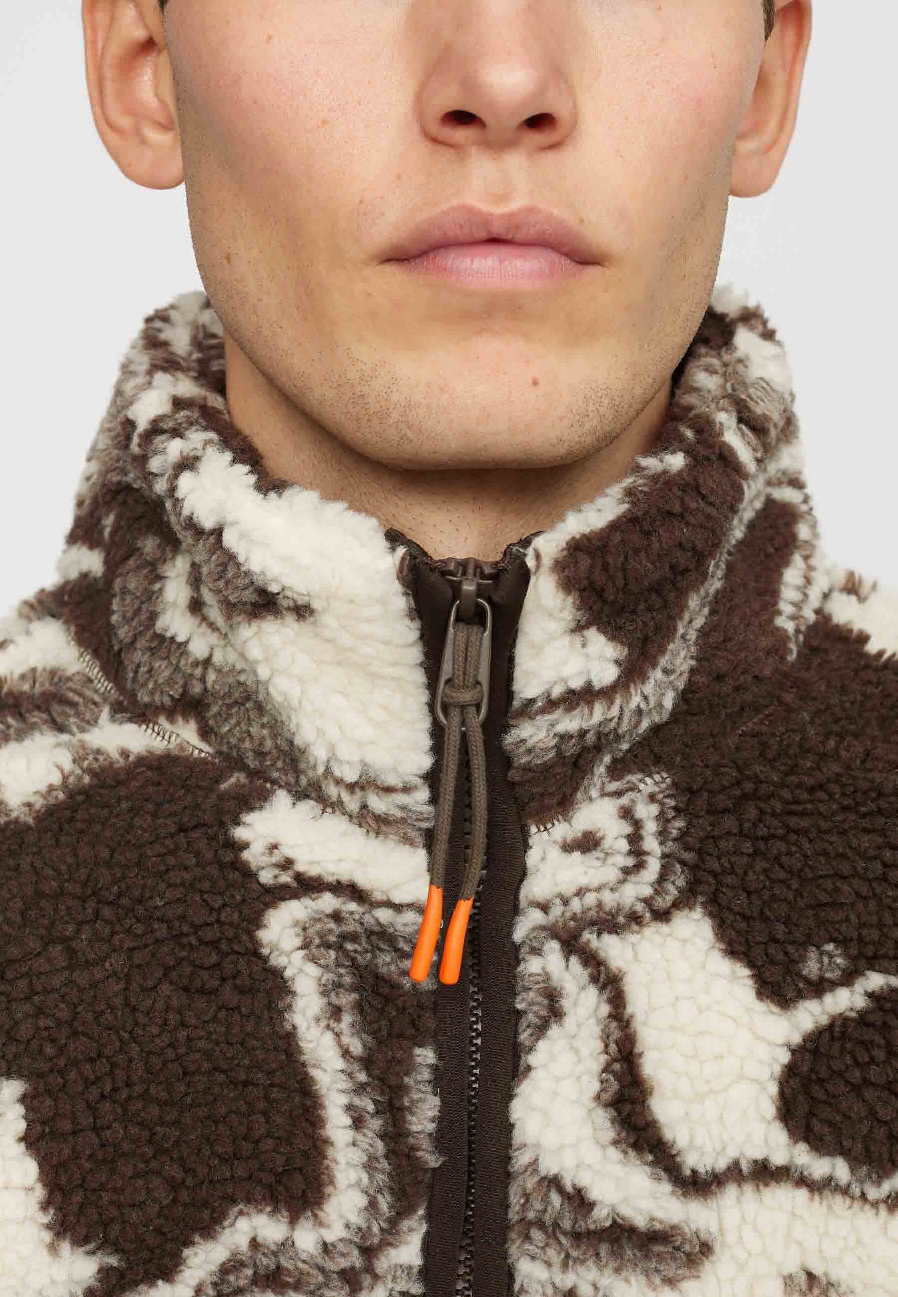 Printed Teddy Jacket