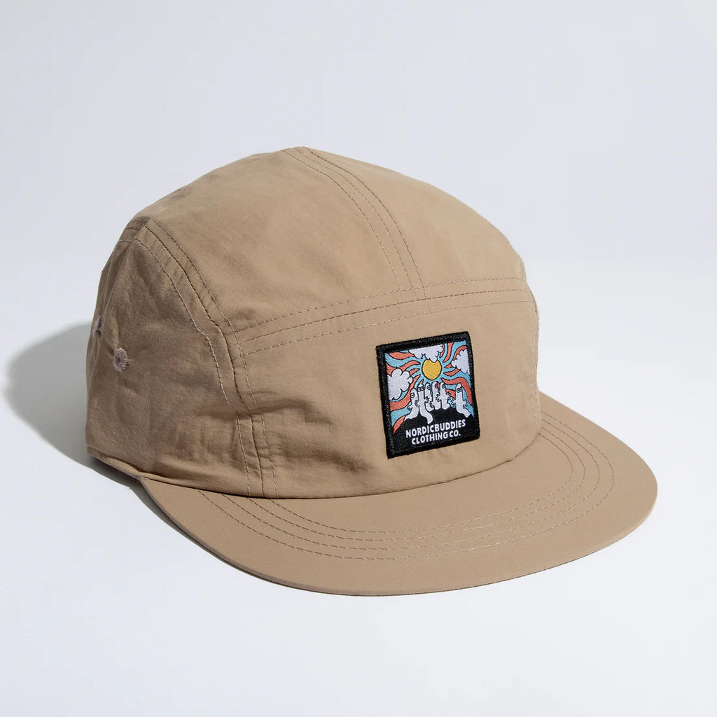 Hattifnattarnas Äventyr Nylon 5-Panelkeps - Beige