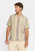 Short-sleeved Cuban Shirt - 3161