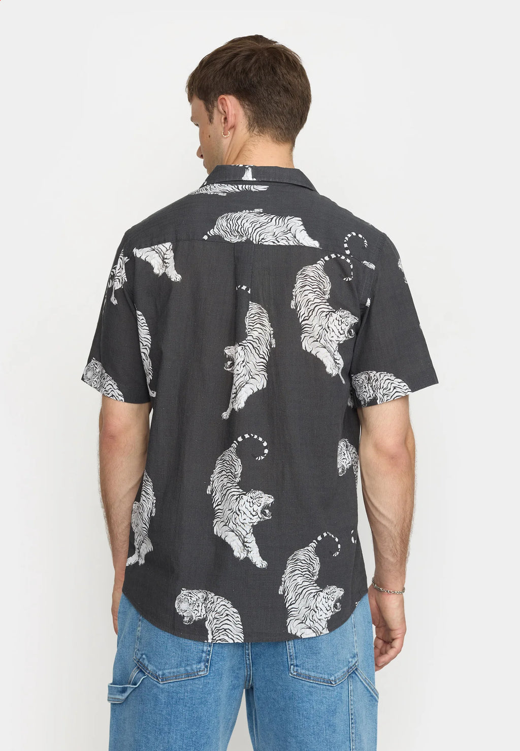 Short-sleeved Cuban Shirt - 3168