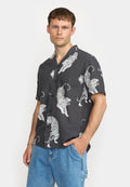 Short-sleeved Cuban Shirt - 3168