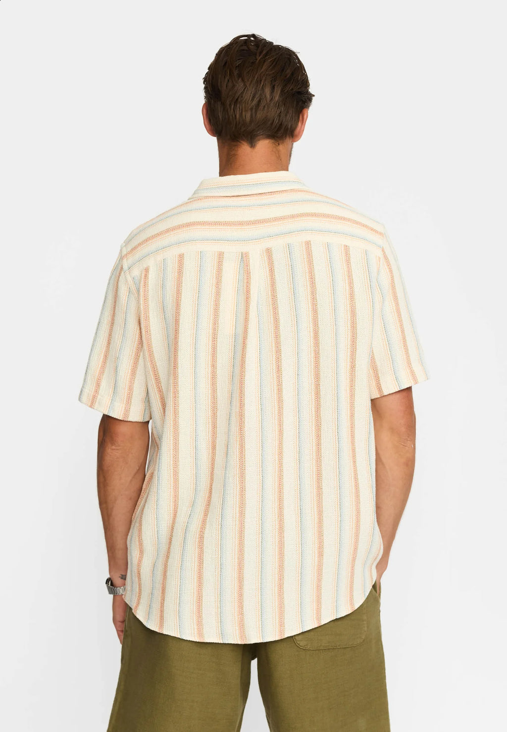 Short-sleeved Cuban Shirt / 3242 - Offwhite