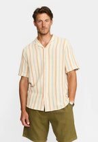Short-sleeved Cuban Shirt / 3242 - Offwhite