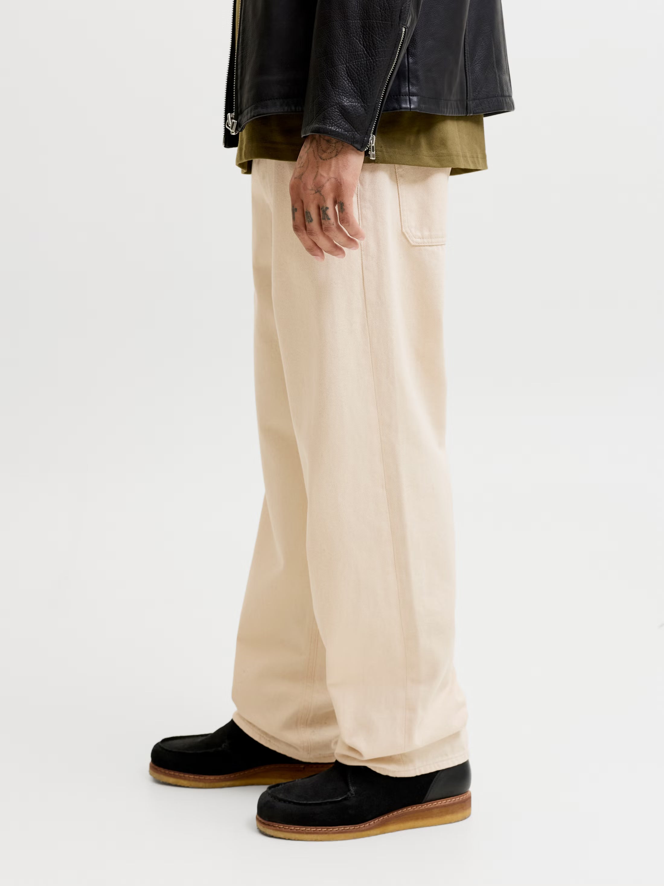 RDD Loose Fit Trousers – Off white