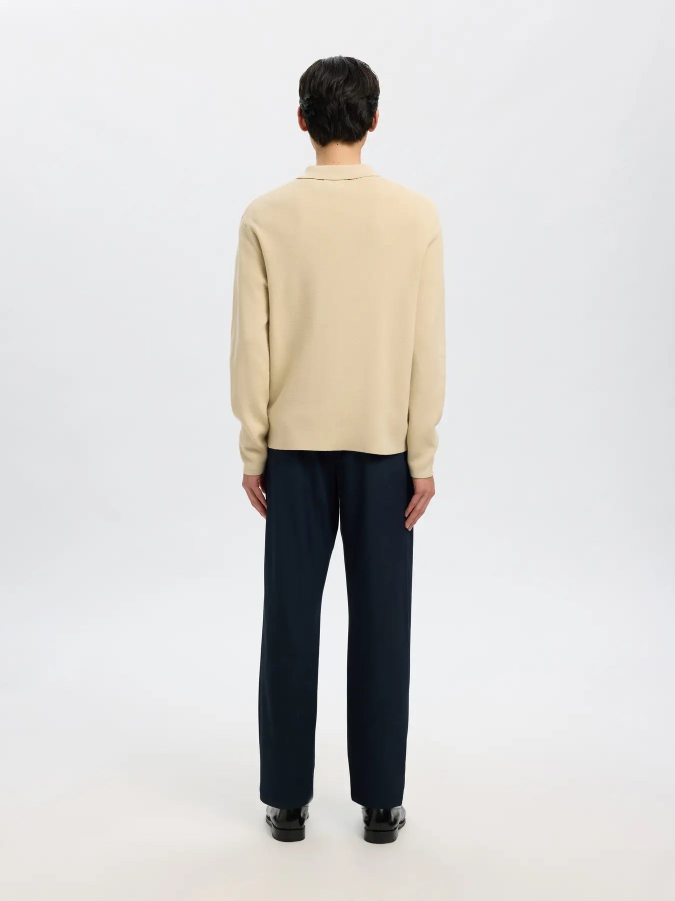 SLMTELLER FN HALF ZIP POLO – BEIGE